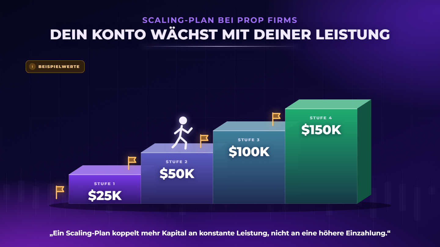 Was ist ein Prop Firm Scaling Plan? So vergrößern Funded Trader ihr Konto
