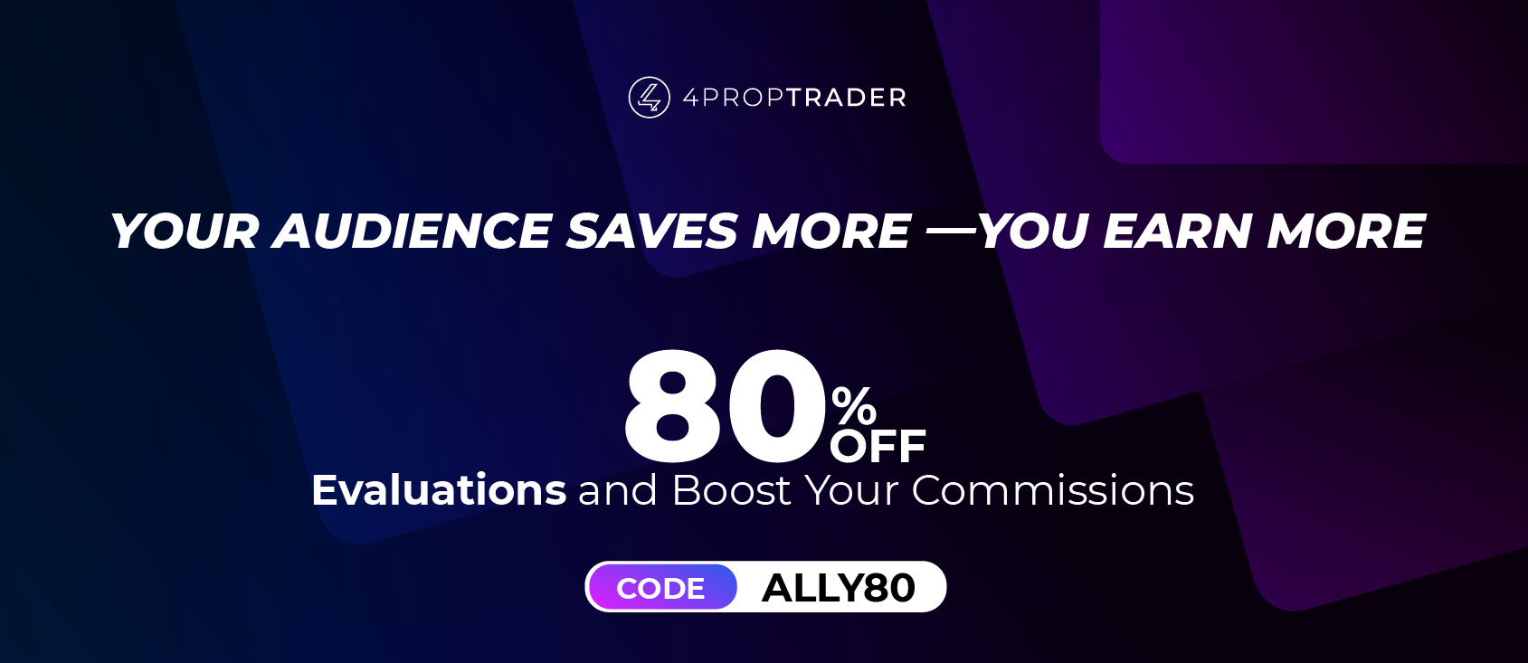 4PropTrader promotional banner